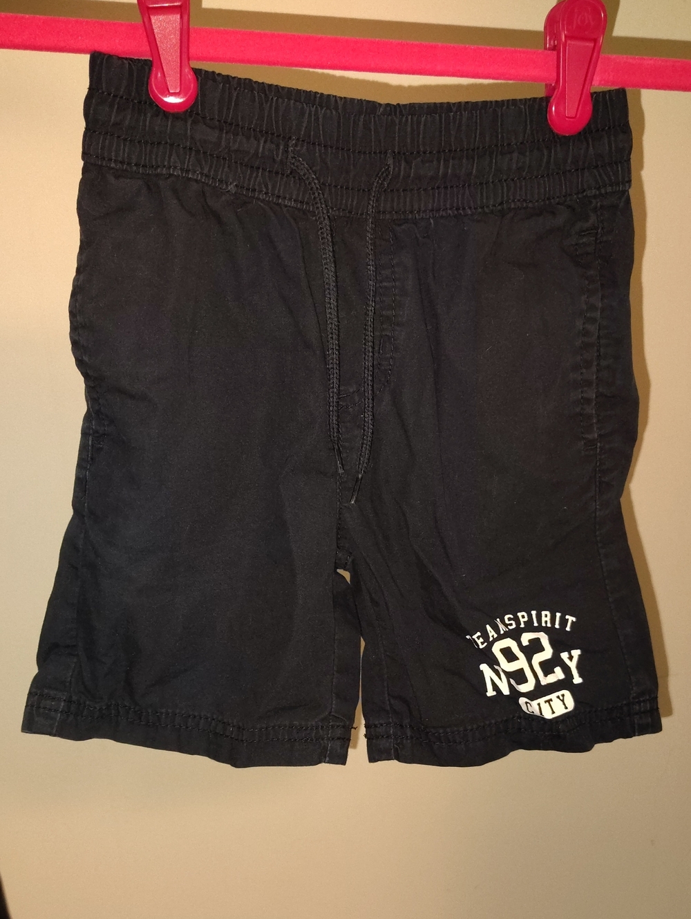 Boys Black Casual Drawstring Shorts - N92